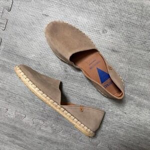 Verbenas Leather Suede Espadrille Flats Slip‎ On Shoes Women's 9